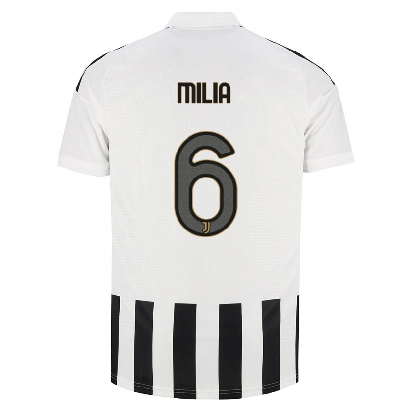 Danxen Homem Camisola Nicolò Milia #6 Preto Branco Marrom Principal 2026/27 Camisa Brasil