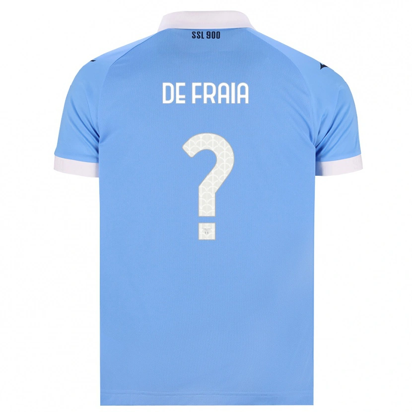Danxen Homem Camisola Davide De Fraia #0 Azul Celeste Preto Branco Principal 2026/27 Camisa Brasil