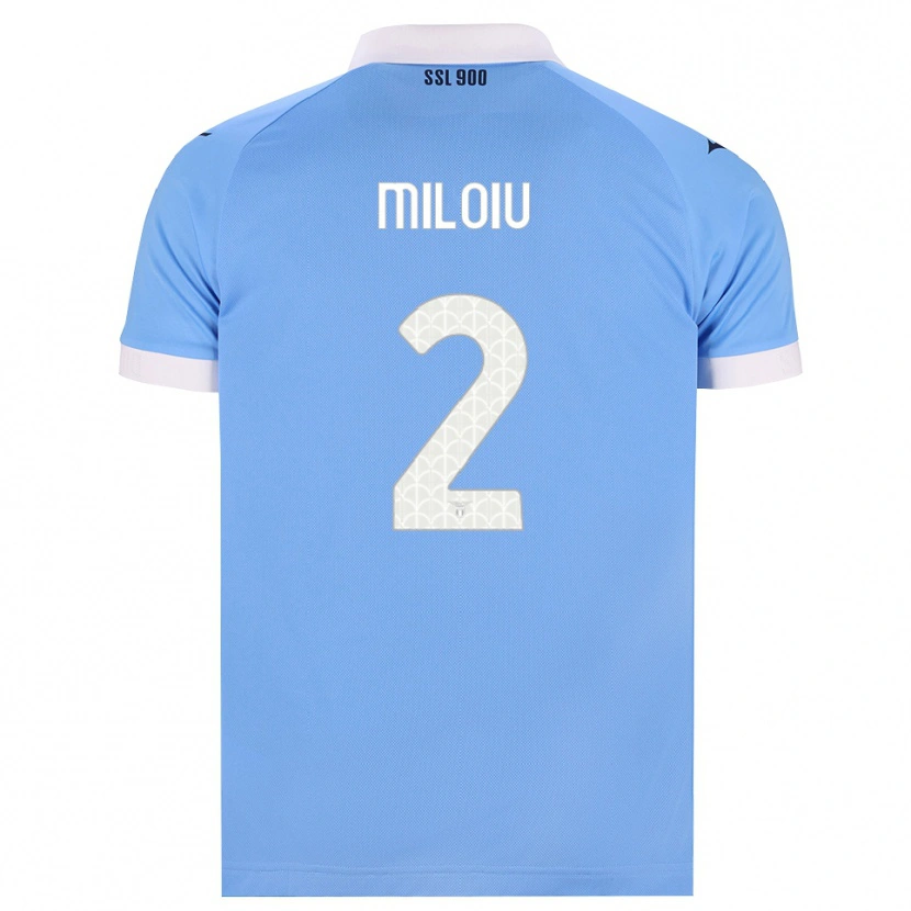 Danxen Homem Camisola Alexandru Miloiu #2 Azul Celeste Preto Branco Principal 2026/27 Camisa Brasil