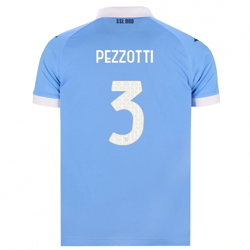 Danxen Homem Camisola Arianna Pezzotti #3 Azul Celeste Preto Branco Principal 2026/27 Camisa Brasil