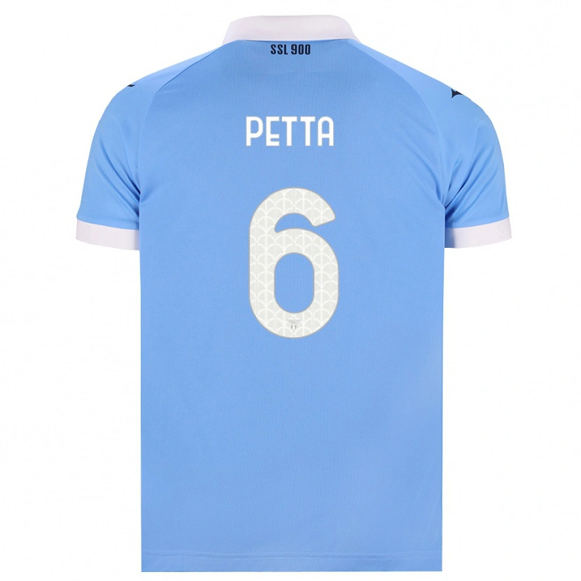 Danxen Homem Camisola Andrea Petta #6 Azul Celeste Preto Branco Principal 2026/27 Camisa Brasil