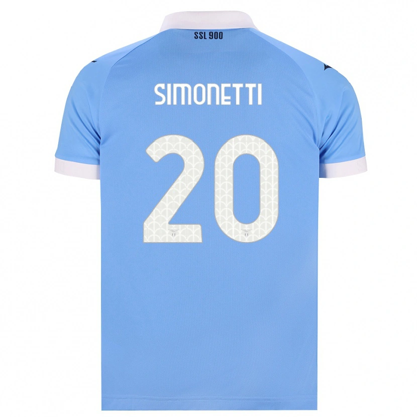 Danxen Homem Camisola Flaminia Simonetti #20 Azul Celeste Preto Branco Principal 2026/27 Camisa Brasil