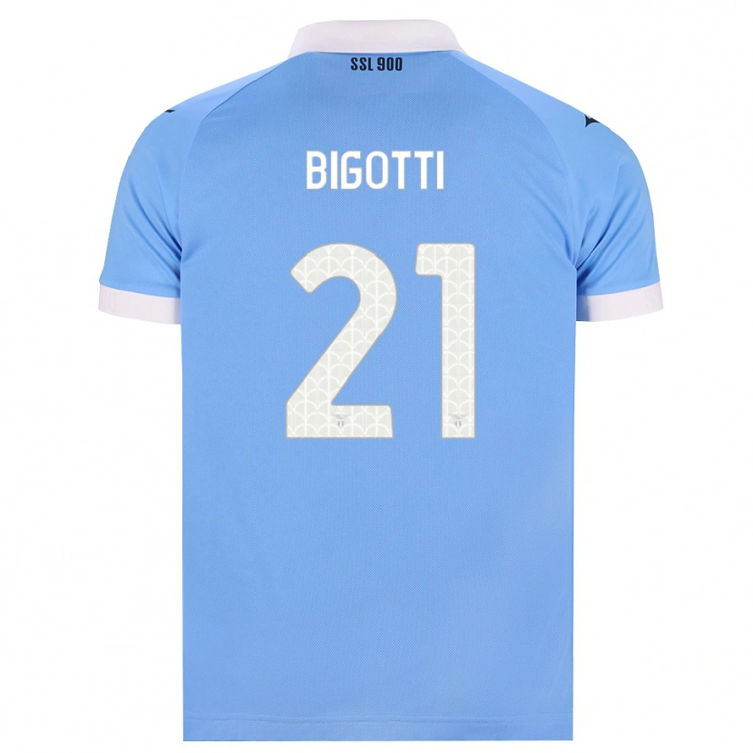 Danxen Homem Camisola Massimo Bigotti #21 Azul Celeste Preto Branco Principal 2026/27 Camisa Brasil