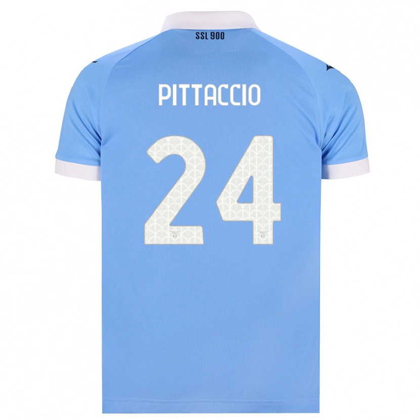 Danxen Homem Camisola Francesca Pittaccio #24 Azul Celeste Preto Branco Principal 2026/27 Camisa Brasil