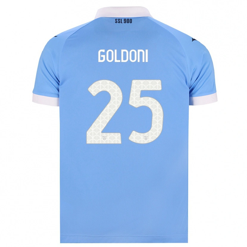 Danxen Homem Camisola Eleonora Maria Goldoni #25 Azul Celeste Preto Branco Principal 2026/27 Camisa Brasil