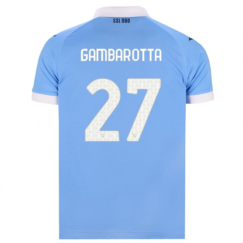 Danxen Homem Camisola Margot Gambarotta #27 Azul Celeste Preto Branco Principal 2026/27 Camisa Brasil