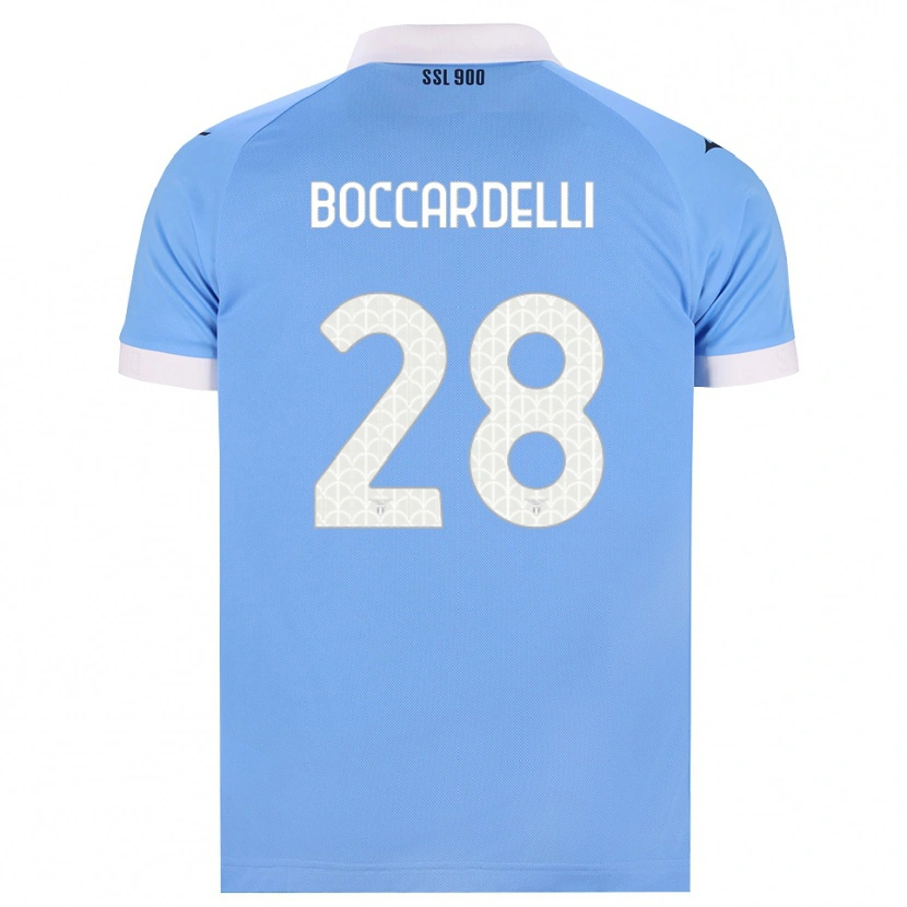 Danxen Homem Camisola Tommaso Boccardelli #28 Azul Celeste Preto Branco Principal 2026/27 Camisa Brasil