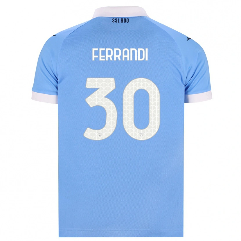 Danxen Homem Camisola Giulia Ferrandi #30 Azul Celeste Preto Branco Principal 2026/27 Camisa Brasil
