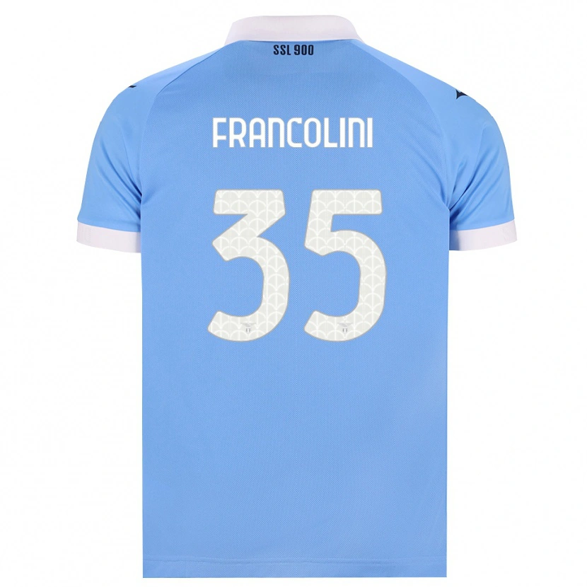 Danxen Homem Camisola Alice Francolini #35 Azul Celeste Preto Branco Principal 2026/27 Camisa Brasil