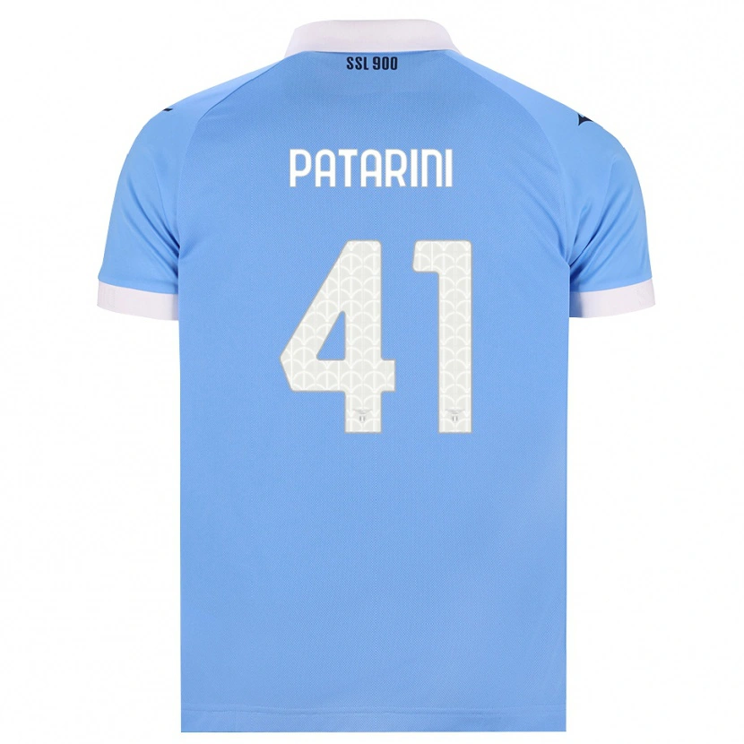 Danxen Homem Camisola Riccardo Patarini #41 Azul Celeste Preto Branco Principal 2026/27 Camisa Brasil