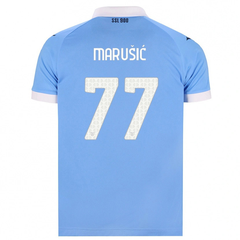 Danxen Homem Camisola Adam Marusic #77 Azul Celeste Preto Branco Principal 2026/27 Camisa Brasil