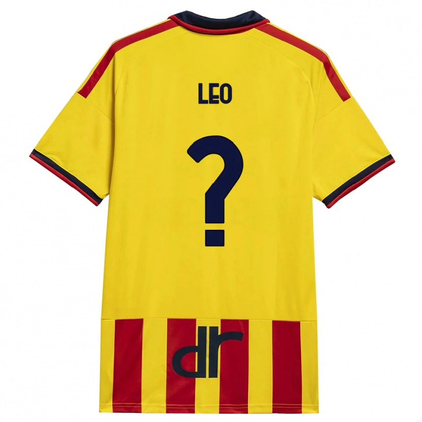 Danxen Homem Camisola Giulio Leo #0 Amarelo Vermelho Principal 2026/27 Camisa Brasil
