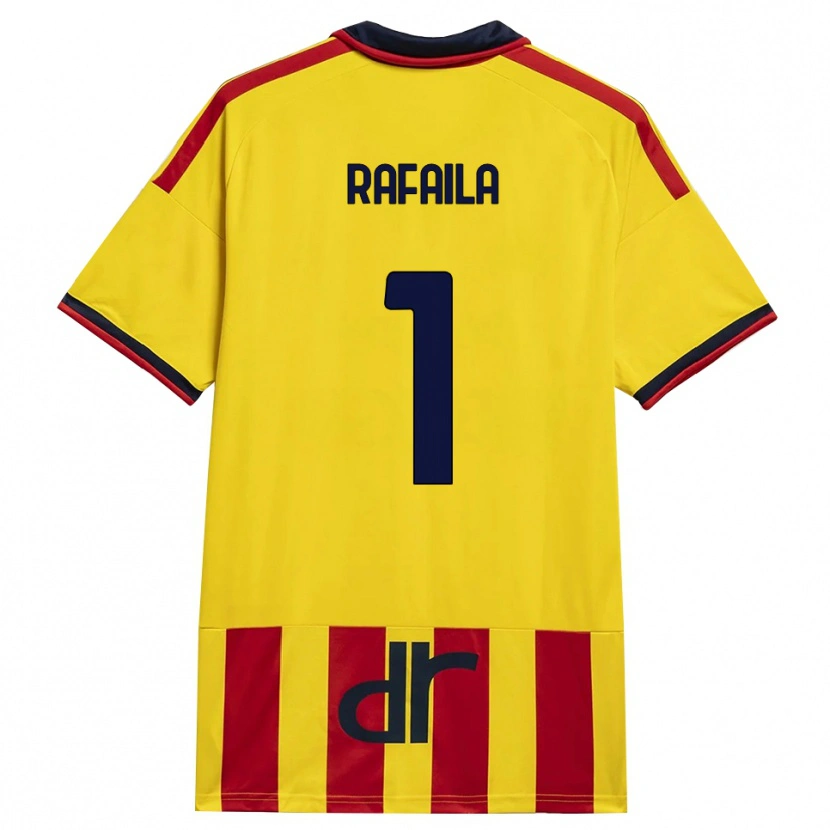 Danxen Homem Camisola Vlad Răfăilă #1 Amarelo Vermelho Principal 2026/27 Camisa Brasil