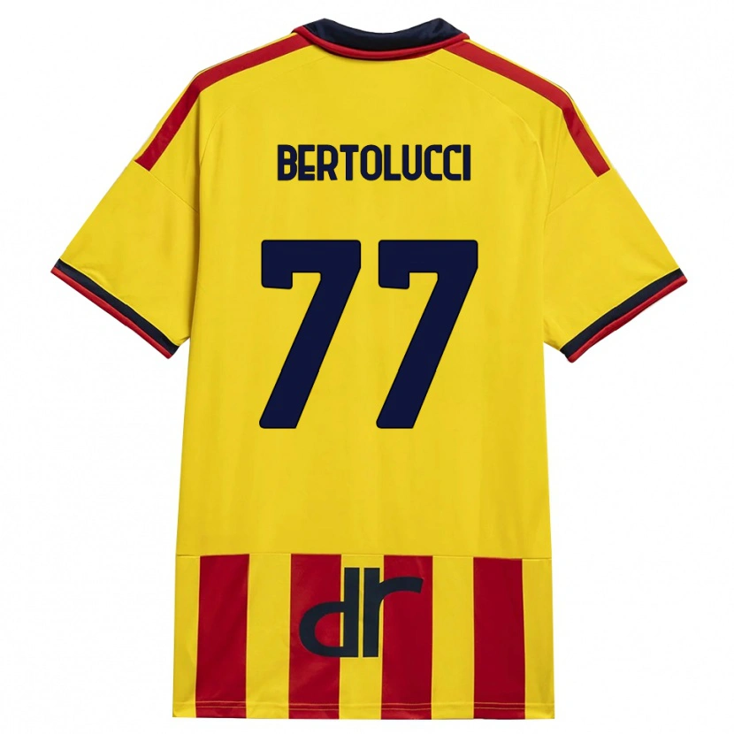 Danxen Homem Camisola Sandro Bertolucci #77 Amarelo Vermelho Principal 2026/27 Camisa Brasil