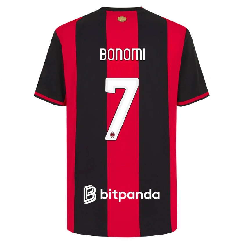 Danxen Homem Camisola Alessandro Bonomi #7 Vermelho Preto Branco Principal 2026/27 Camisa Brasil