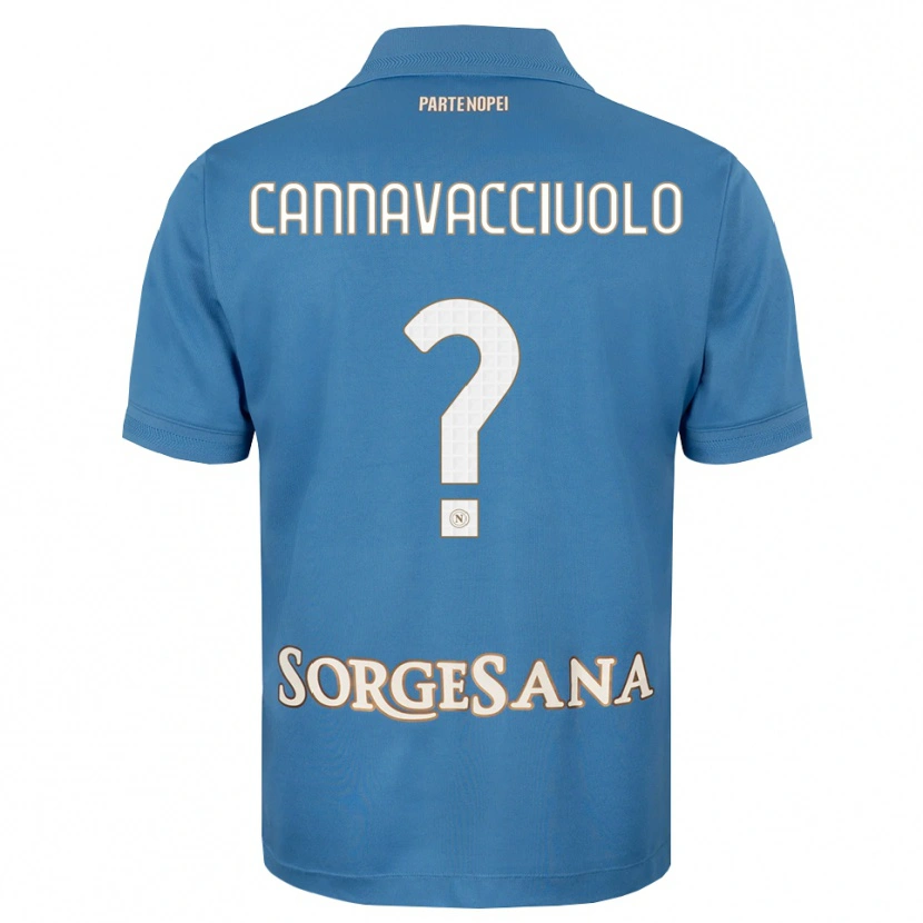 Danxen Homem Camisola Luigi Pio Cannavacciuolo #0 Azul Bruma Branco Principal 2026/27 Camisa Brasil