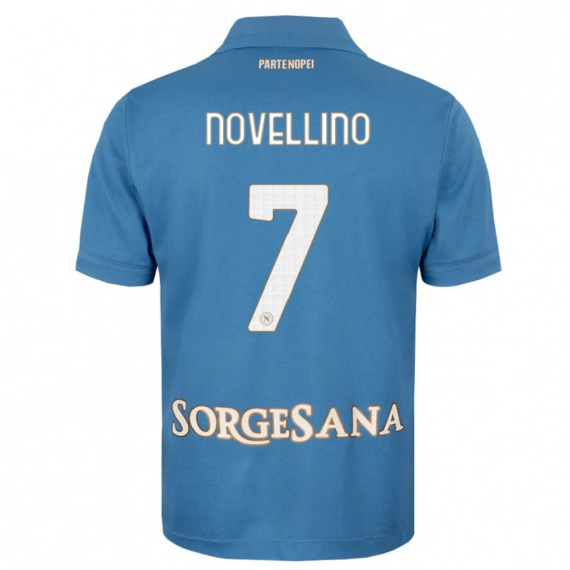 Danxen Homem Camisola Debora Novellino #7 Azul Bruma Branco Principal 2026/27 Camisa Brasil