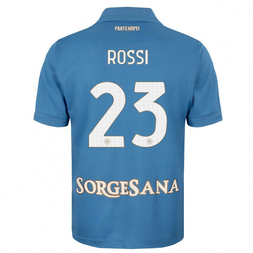Danxen Homem Camisola Leonardo Rossi #23 Azul Bruma Branco Principal 2026/27 Camisa Brasil