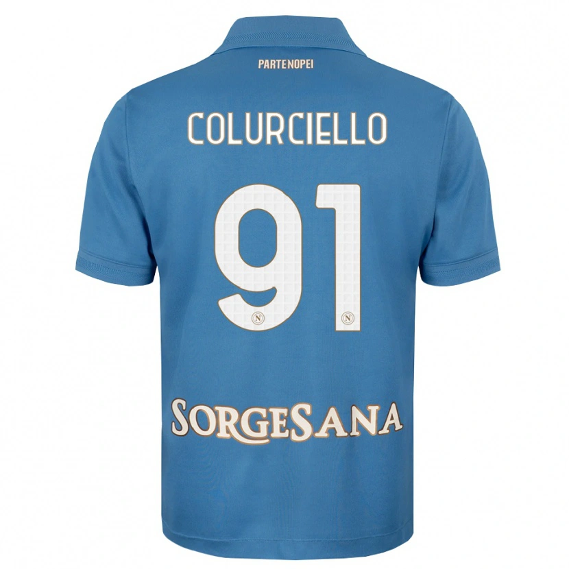Danxen Homem Camisola Cristian Colurciello #91 Azul Bruma Branco Principal 2026/27 Camisa Brasil