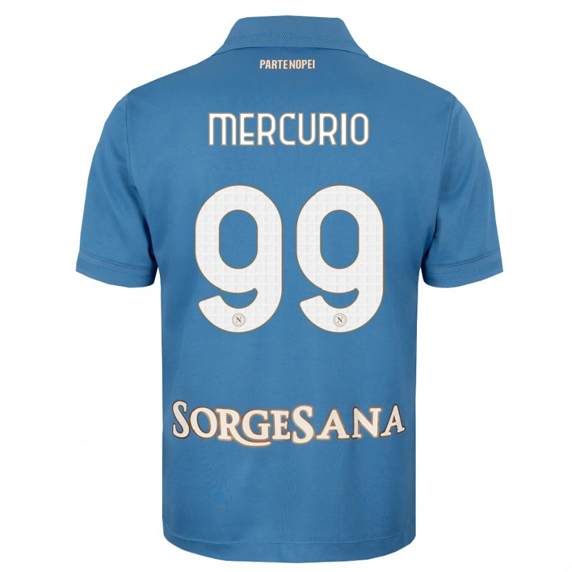 Danxen Homem Camisola Giovanni Mercurio #99 Azul Bruma Branco Principal 2026/27 Camisa Brasil
