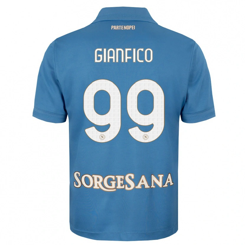 Danxen Homem Camisola Maria Morena Gianfico #99 Azul Bruma Branco Principal 2026/27 Camisa Brasil