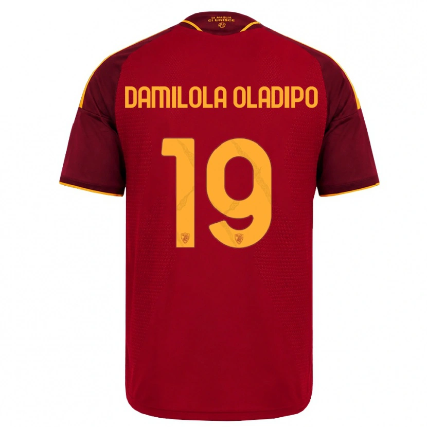 Danxen Homem Camisola Shukurat Damilola Oladipo #19 Vermelho Dourado Amarelo Principal 2026/27 Camisa Brasil