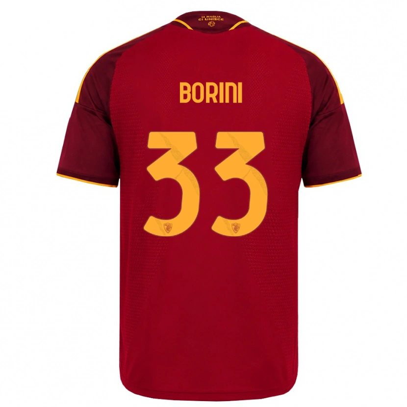 Danxen Homem Camisola Joyce Borini #33 Vermelho Dourado Amarelo Principal 2026/27 Camisa Brasil