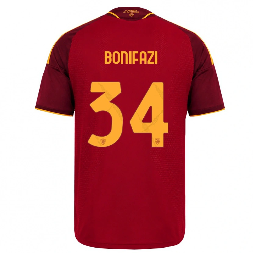 Danxen Homem Camisola Giampaolo Bonifazi #34 Vermelho Dourado Amarelo Principal 2026/27 Camisa Brasil