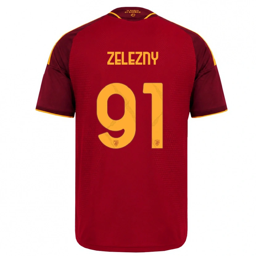 Danxen Homem Camisola Radoslaw Zelezny #91 Vermelho Dourado Amarelo Principal 2026/27 Camisa Brasil