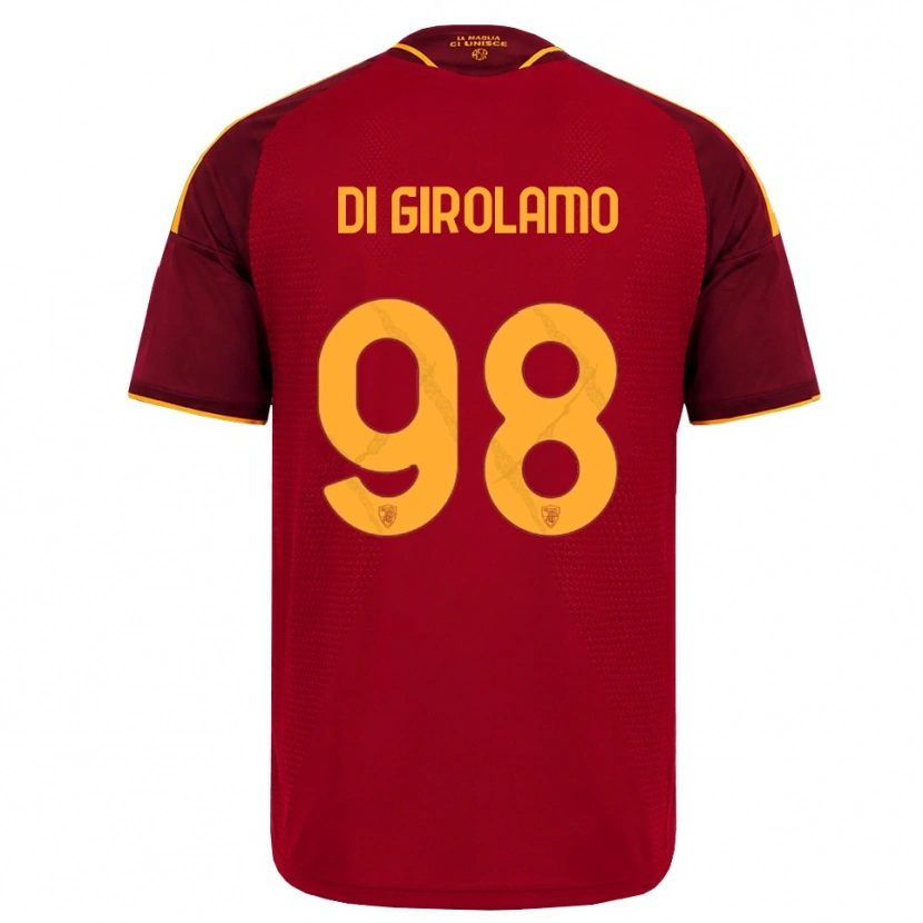Danxen Homem Camisola Anita Di Girolamo #98 Vermelho Dourado Amarelo Principal 2026/27 Camisa Brasil