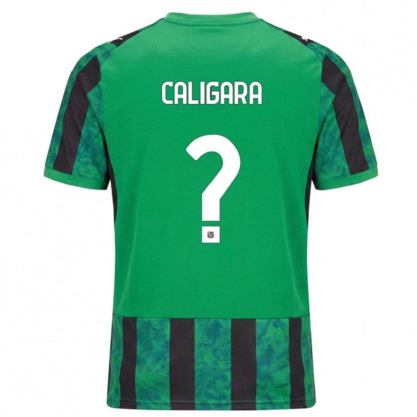 Danxen Homem Camisola Fabrizio Caligara #0 Verde Preto Branco Principal 2026/27 Camisa Brasil