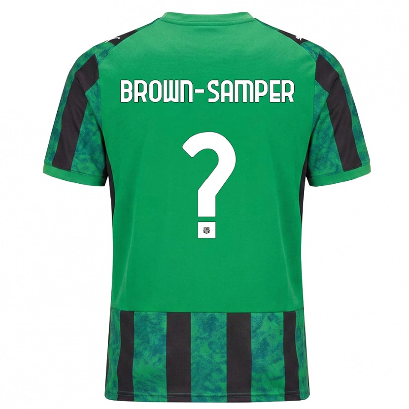 Danxen Homem Camisola Isaac Brown-Samper #0 Verde Preto Branco Principal 2026/27 Camisa Brasil