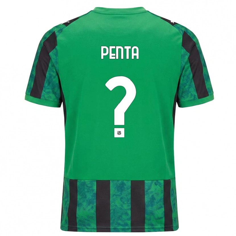 Danxen Homem Camisola Mattia Penta #0 Verde Preto Branco Principal 2026/27 Camisa Brasil
