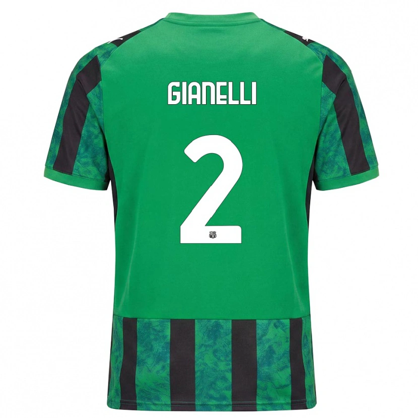 Danxen Homem Camisola Christian Gianelli #2 Verde Preto Branco Principal 2026/27 Camisa Brasil