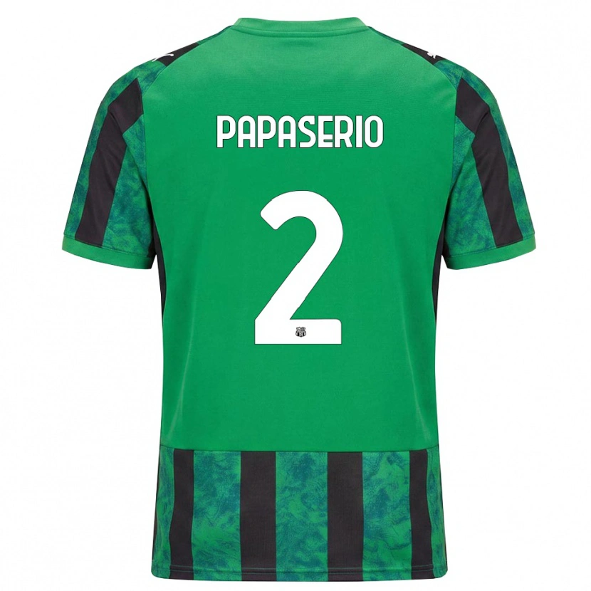 Danxen Homem Camisola Gabriele Papaserio #2 Verde Preto Branco Principal 2026/27 Camisa Brasil