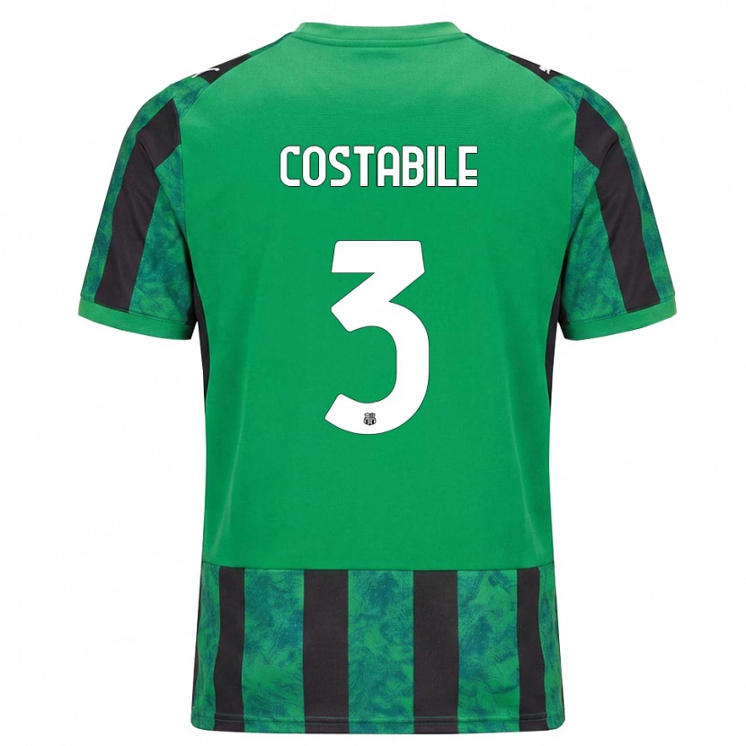 Danxen Homem Camisola Cristian Costabile #3 Verde Preto Branco Principal 2026/27 Camisa Brasil