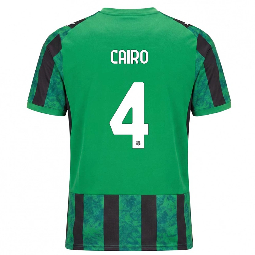 Danxen Homem Camisola Nicolas Cairo #4 Verde Preto Branco Principal 2026/27 Camisa Brasil