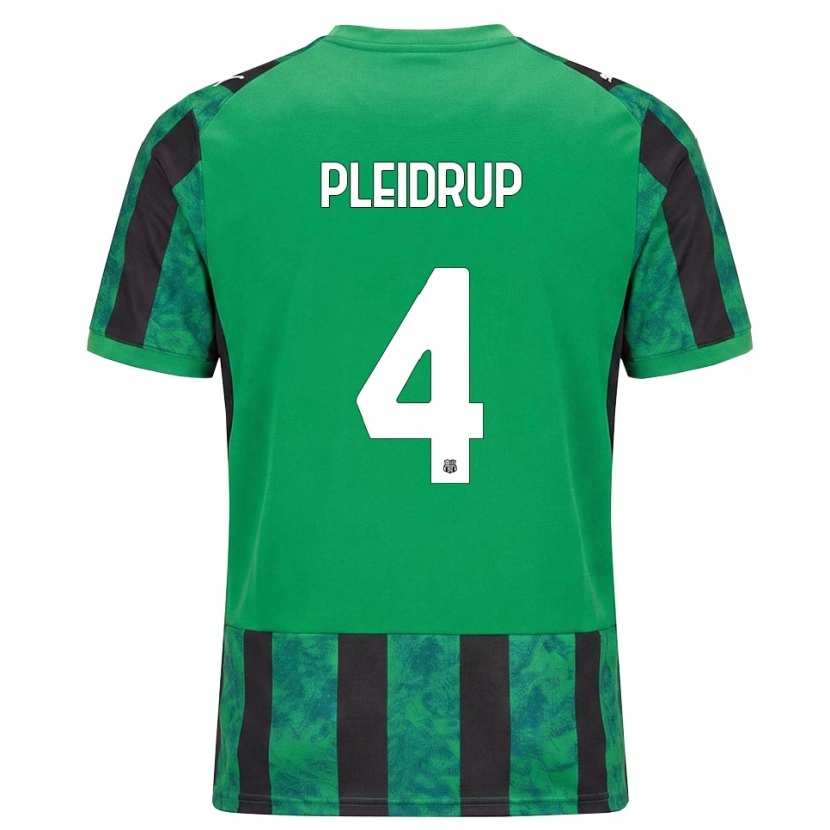 Danxen Homem Camisola Caroline Pleidrup #4 Verde Preto Branco Principal 2026/27 Camisa Brasil