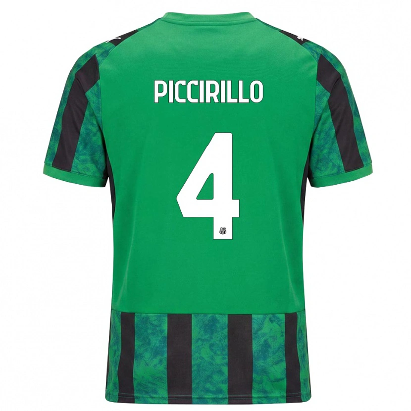 Danxen Homem Camisola Michele Piccirillo #4 Verde Preto Branco Principal 2026/27 Camisa Brasil