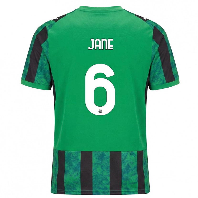Danxen Homem Camisola Refiloe Jane #6 Verde Preto Branco Principal 2026/27 Camisa Brasil