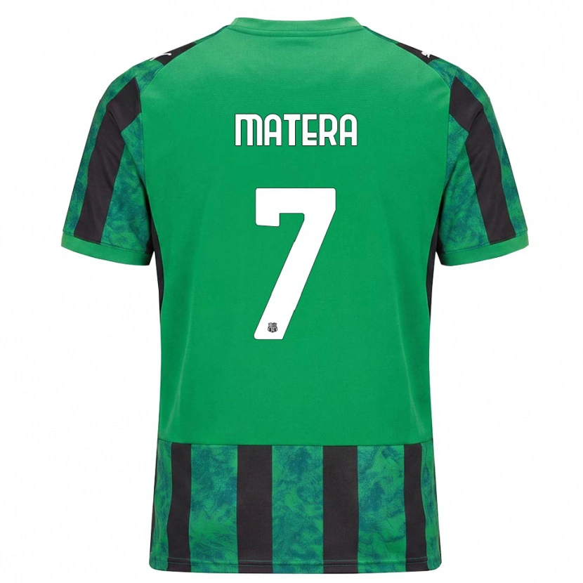 Danxen Homem Camisola Lorenzo Matera #7 Verde Preto Branco Principal 2026/27 Camisa Brasil