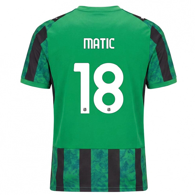 Danxen Homem Camisola Nemanja Matić #18 Verde Preto Branco Principal 2026/27 Camisa Brasil