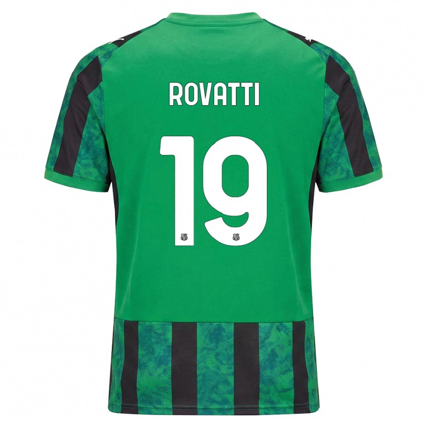 Danxen Homem Camisola Matteo Rovatti #19 Verde Preto Branco Principal 2026/27 Camisa Brasil