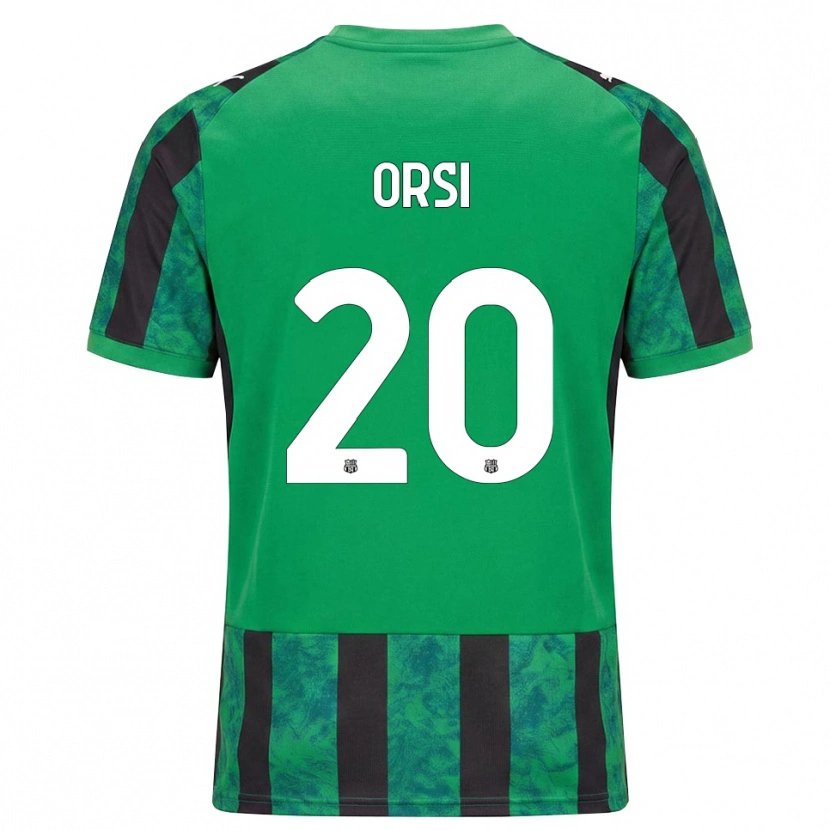 Danxen Homem Camisola Benedetta Orsi #20 Verde Preto Branco Principal 2026/27 Camisa Brasil