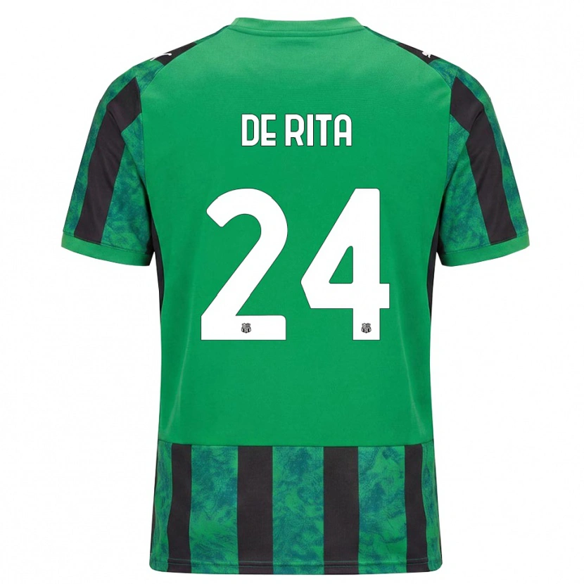 Danxen Homem Camisola Aurora De Rita #24 Verde Preto Branco Principal 2026/27 Camisa Brasil