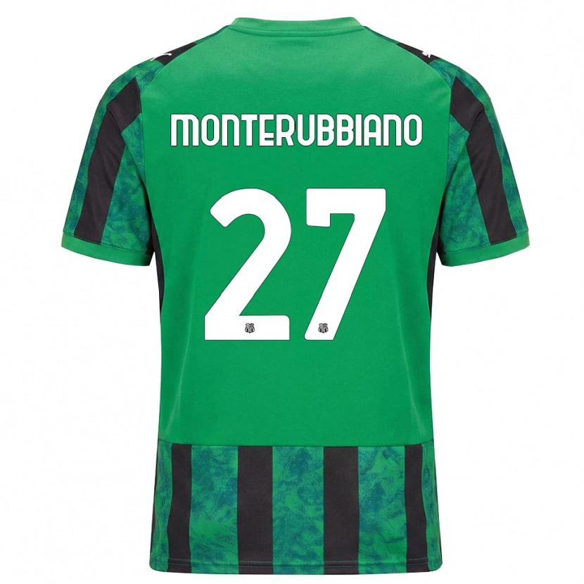 Danxen Homem Camisola Valeria Monterubbiano #27 Verde Preto Branco Principal 2026/27 Camisa Brasil