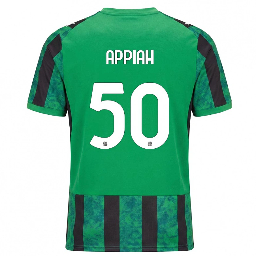 Danxen Homem Camisola Lorenzo Appiah #50 Verde Preto Branco Principal 2026/27 Camisa Brasil