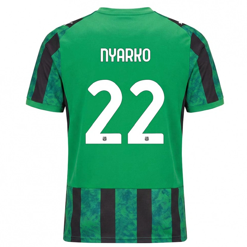 Danxen Homem Camisola Lorenzo Nyarko #22 Verde Preto Branco Principal 2026/27 Camisa Brasil