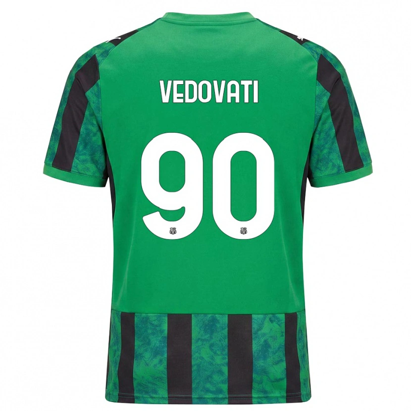 Danxen Homem Camisola Gabriele Vedovati #90 Verde Preto Branco Principal 2026/27 Camisa Brasil
