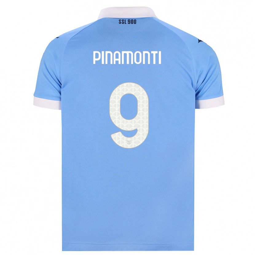 Danxen Homem Camisola Andrea Pinamonti #9 Azul Celeste Preto Branco Principal 2026/27 Camisa Brasil